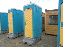 №1077　現状品中古仮設トイレ