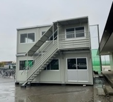 オーダー　中古ユニットハウス３連棟2階建てタイプ