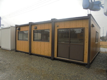 №40-372　現状品中古ユニットハウス　3連棟12坪タイプ