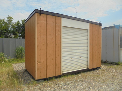 №232　現状品中古ユニットハウス2坪シャッタータイプ