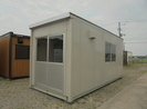 オーダー　中古ユニットハウス４坪タイプトイレ付