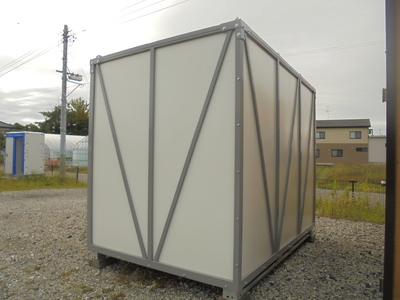 オーダー　未使用品ユニットハウス1.6坪シャッタータイプ